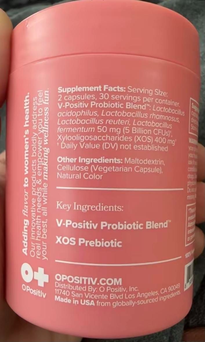 VAGINAL PROBIOTIC Vitamin Capsules 175% Prebiotic XOS 60 Vegan Capsules Dietary Supplement