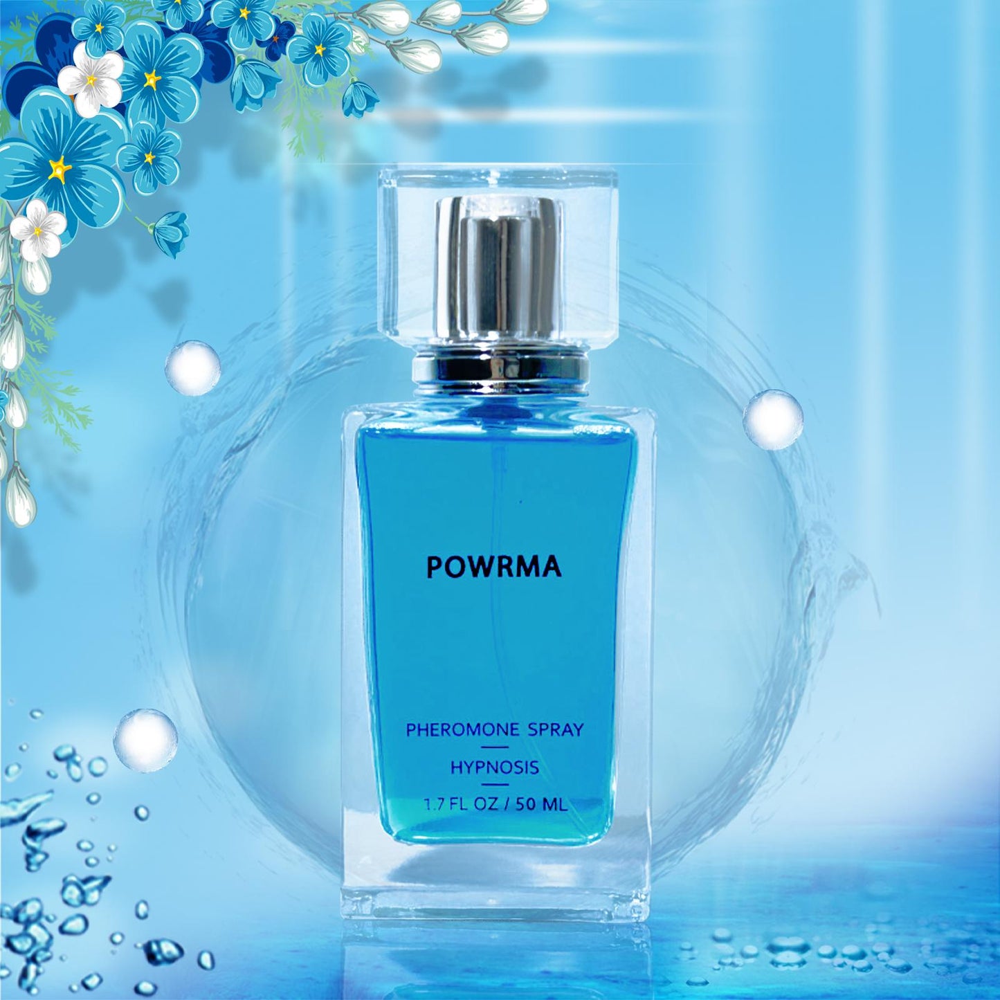 Blue men's perfume 50ml Refreshing and pleasant perfume, long-lasting fragrance